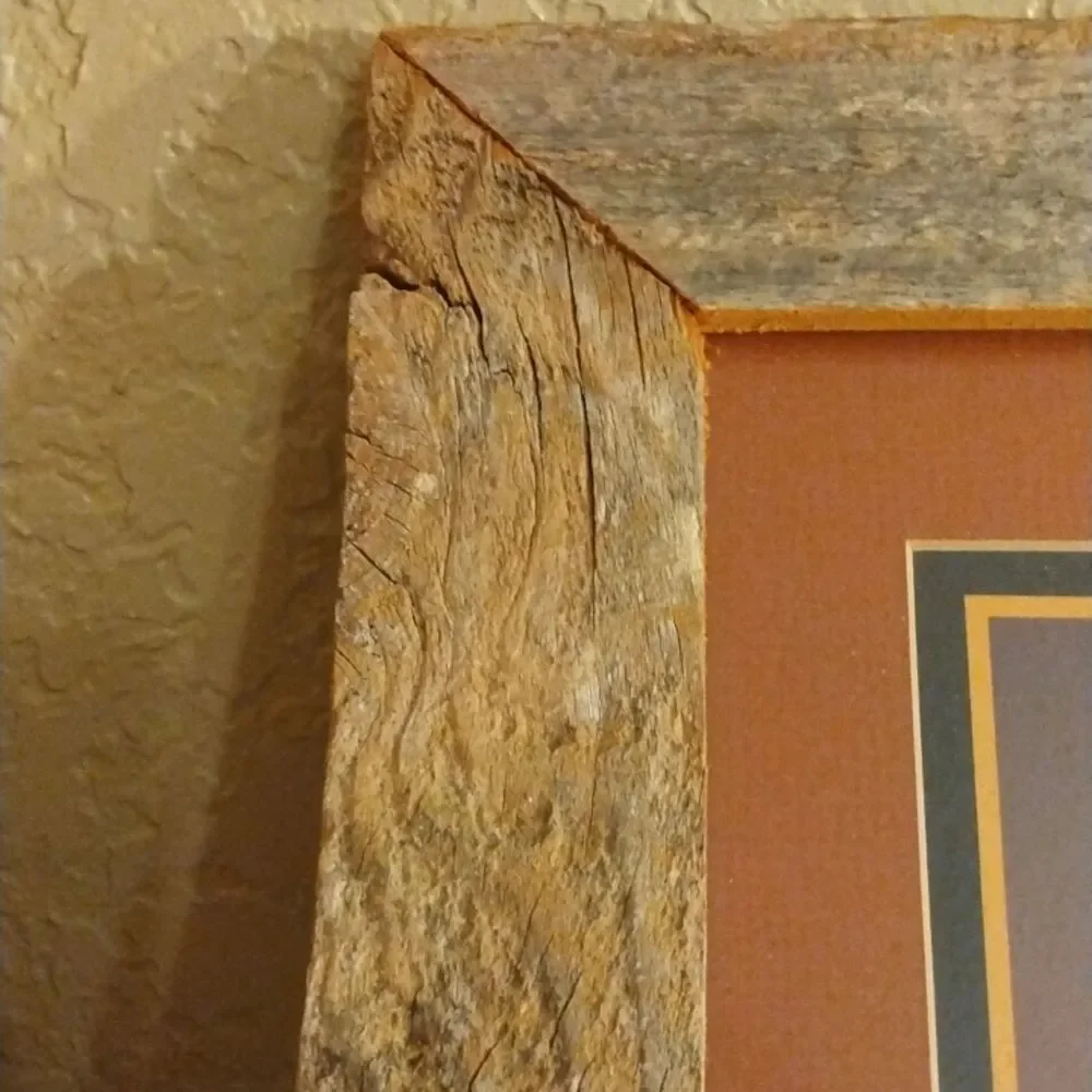 Western Cowboy Windmill Wooden Picture Frame Home Decor Accents - Picture 3 of 11